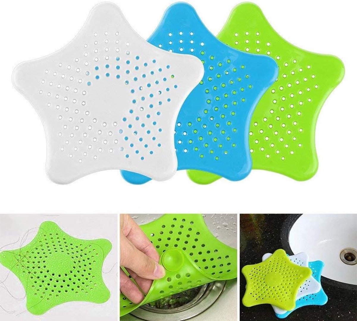 Afvoer Haar Stopper - Douche Gootfilter - Badkamer Hygiëne - Voorkomt Verstoppingen - 155 cm - Willekeurig