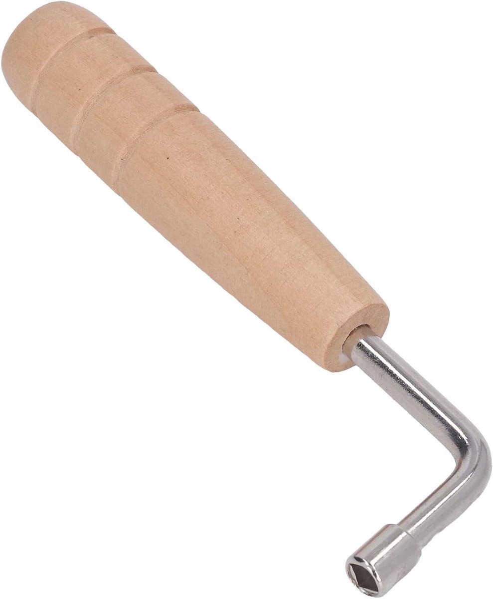 Stem Muts - Stem Gereedschap - Instrumenten Stemmen - Houten Greep - 15 cm - Natuurlijk