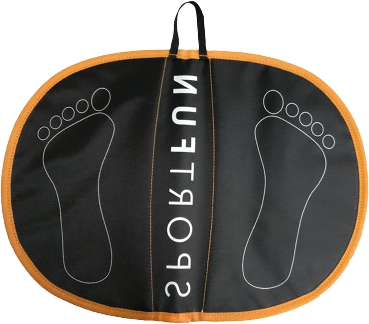 Verkleedmat - Onderlegger - Outdoor activiteiten - Antislip golfpatroon - 33 x 45 cm - Oranje