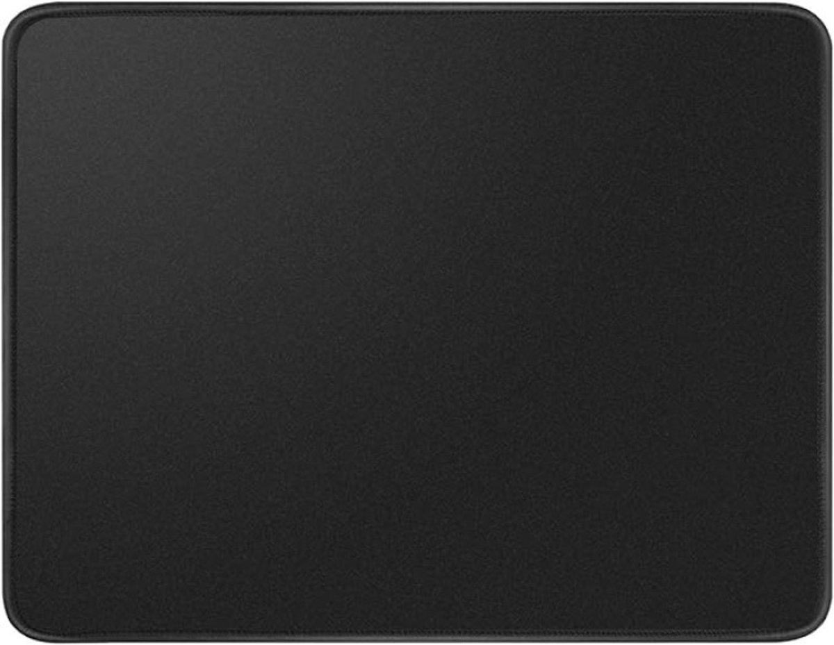 Waterdichte muismat met antislip rubberen basis, 260x210 mm, zwart