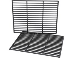 Vervangende gietijzeren grillrooster voor Tepro Toronto XXL barbecue, 46 x 35.5 cm en 46 x 71 cm, ideaal voor betere grillresultaten en duurzaamheid