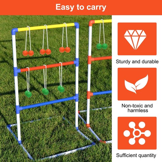 Ladder Golf - Outdoor Spel - Voor Training en Plezier - Standaard Formaat - Voor Volwassenen - Ideaal voor Sport en Fitness — afbeelding 5