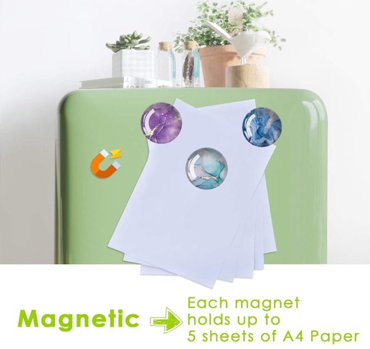 MTTProducts - Fridge Magnets - Decoratieve Magneten - Elegante uitstraling - 20 stuks - Kleurvol 3D ontwerp - Geschikt voor koelkast en whiteboard - Se... — cadeau in Wonen & Interieur - foto 8