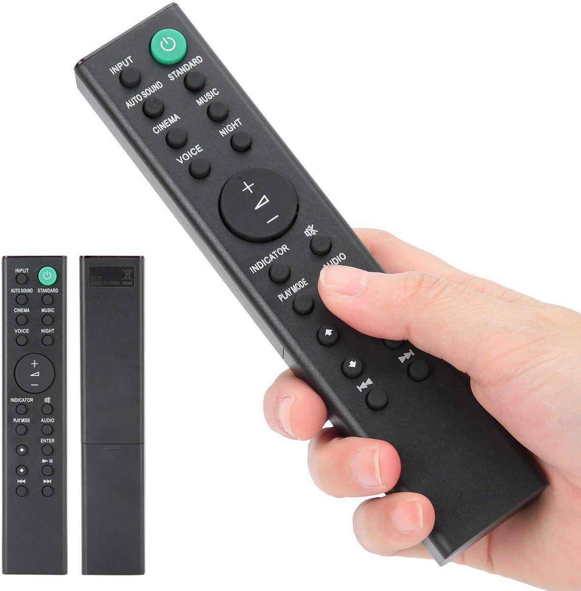 MTTProducts - Remote Control - Vervangingsafstandsbediening - Ergonomisch ontwerp - Zwart - Geschikt voor Sony HT S100F, HT SF200, HT SF150 - Ideaal vo...