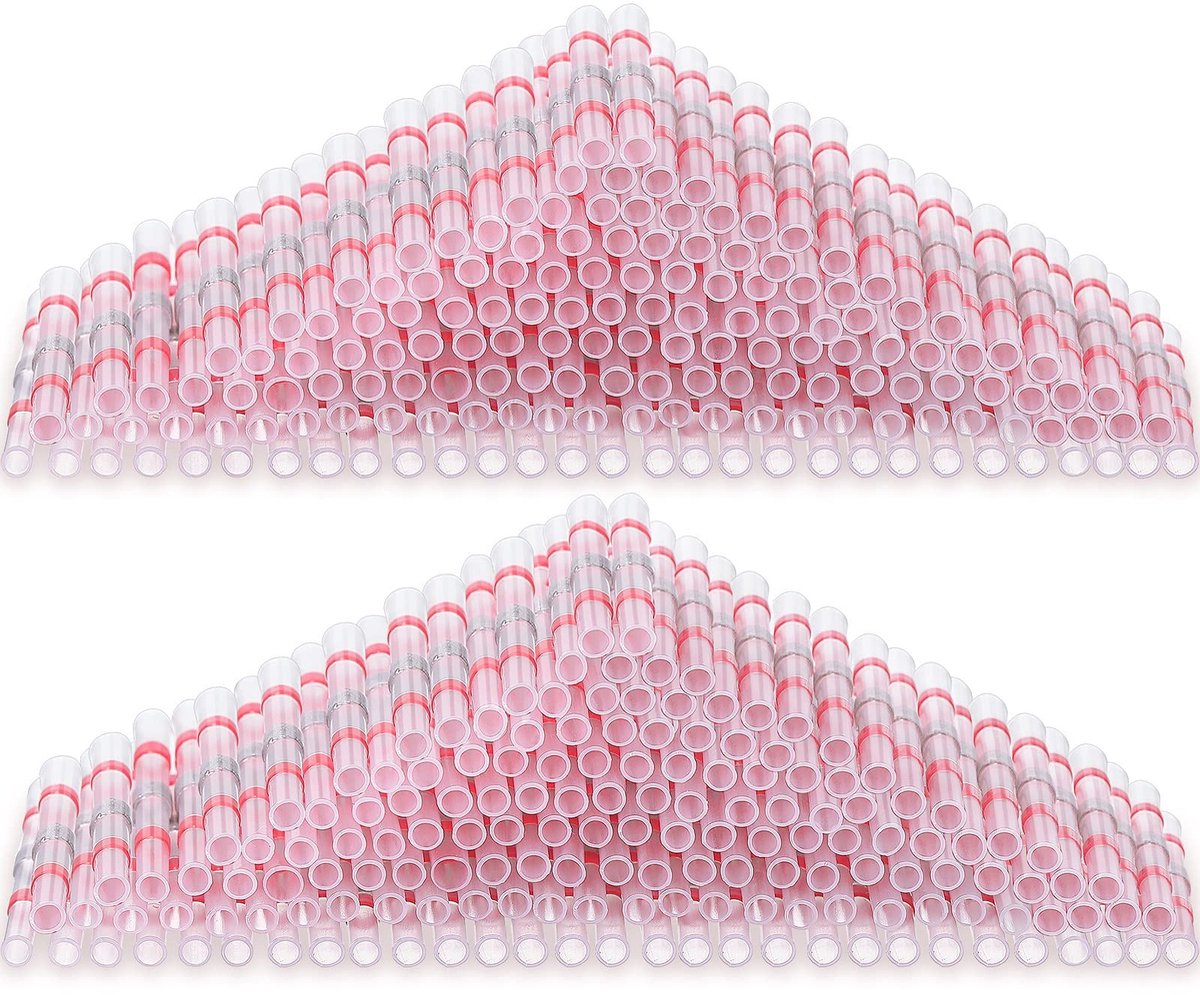NTHProducts Butt Splice Connectors Waterdicht 150 Stuks Nylon Kwaliteitsverbinding Geschikt voor 18-22 AWG