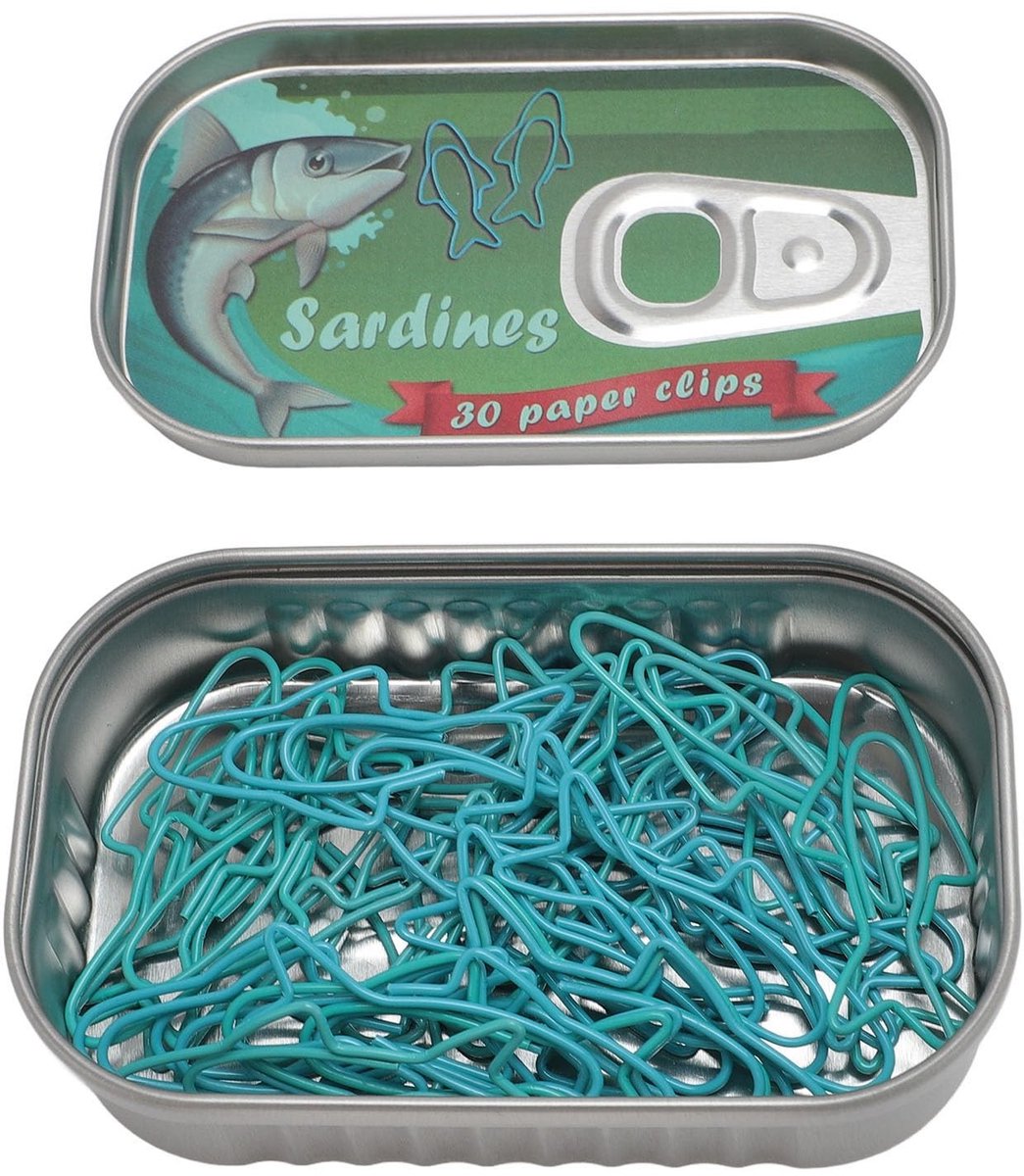 NTHProducts - Paper Clips - Vis Clips - Leuk en Praktisch - Blauw en Groene Kleuren - Office Clips - Perfect voor School en Kantoor
