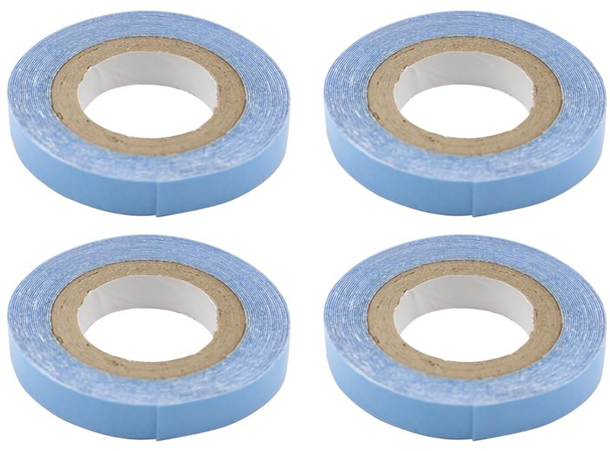 MTTProducts - Haarextension Tapes - Hoge Hechting - Compact en Draagbaar - Blauw - Geschikt voor Haaraccessoires - 2 Rollen