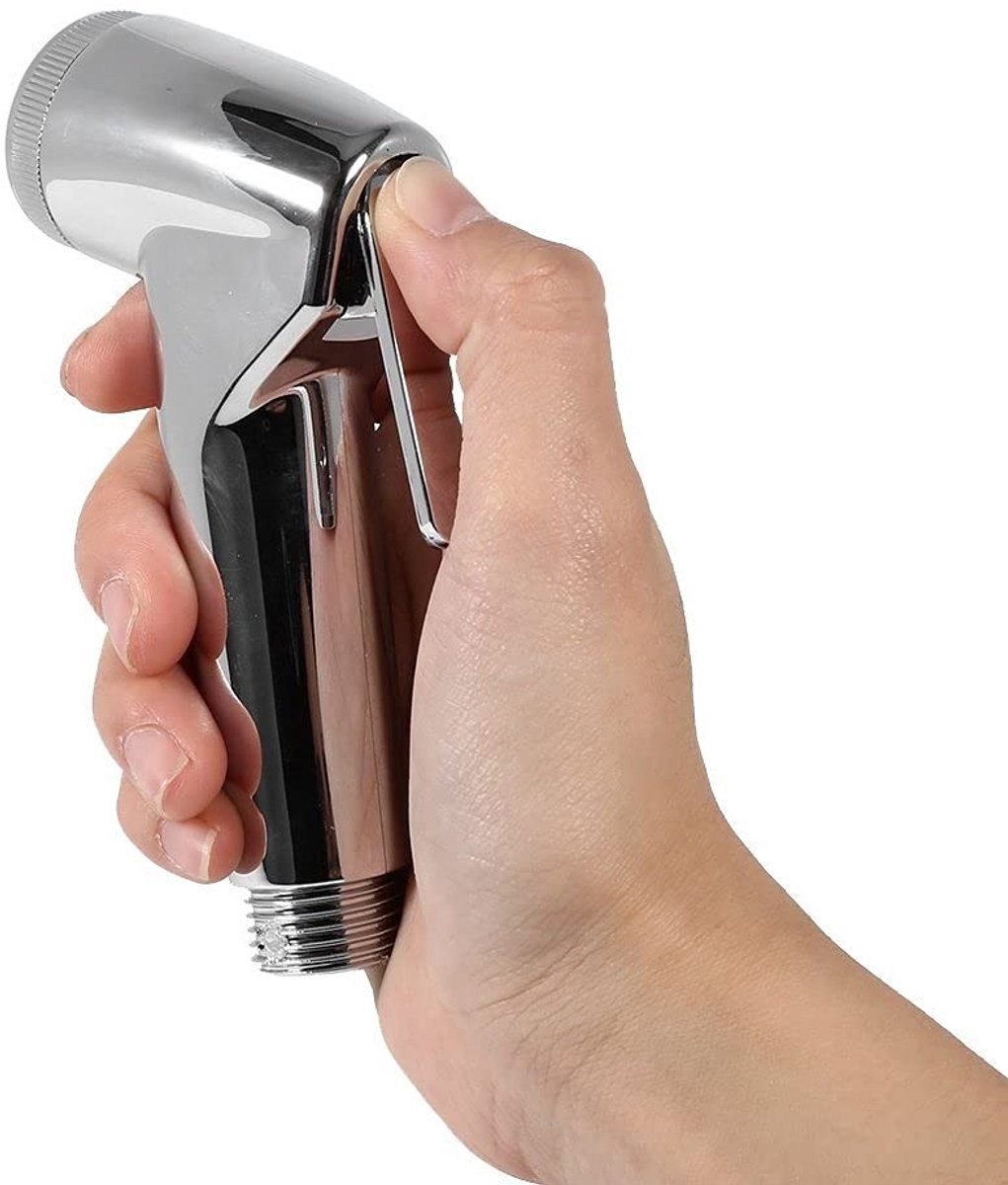 Byshayne - Toilet Sprayer - Bidet Shower - Multifunctioneel - Zilver - Handheld Spray - Gemakkelijk te installeren - Geschikt voor badkamer
