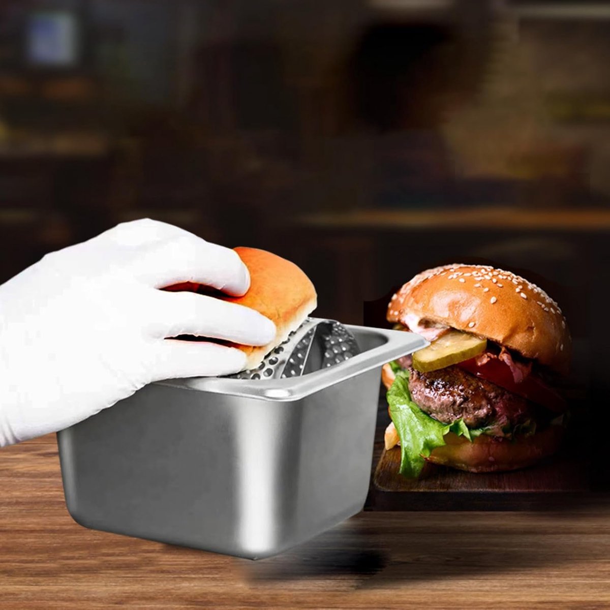 Boterwiel - Boterroller - Bakken en grillen - Roestvrij staal - 17.5 cm - Zilver