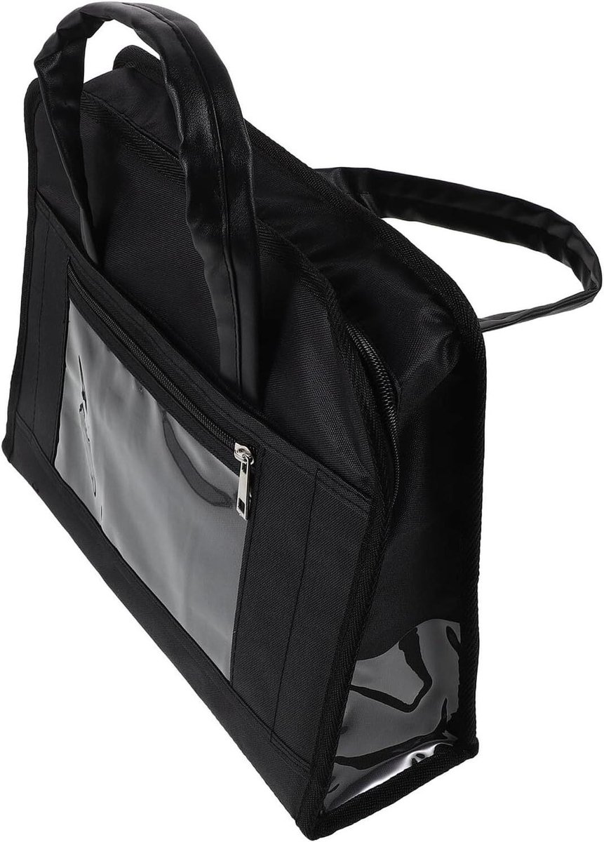 Documenten Organizer - Aktetas Dossiertas - Veilig Documenten Opbergen - Combinatieslot - 34 x 26 x 10 cm - Zwart
