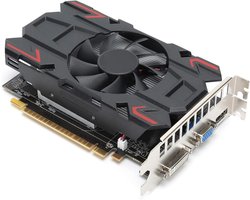 Grafische Kaart - Videokaart PC - Multimedia Gebruik - 4GB DDR5 Geheugen - 128 Bit - Zwart