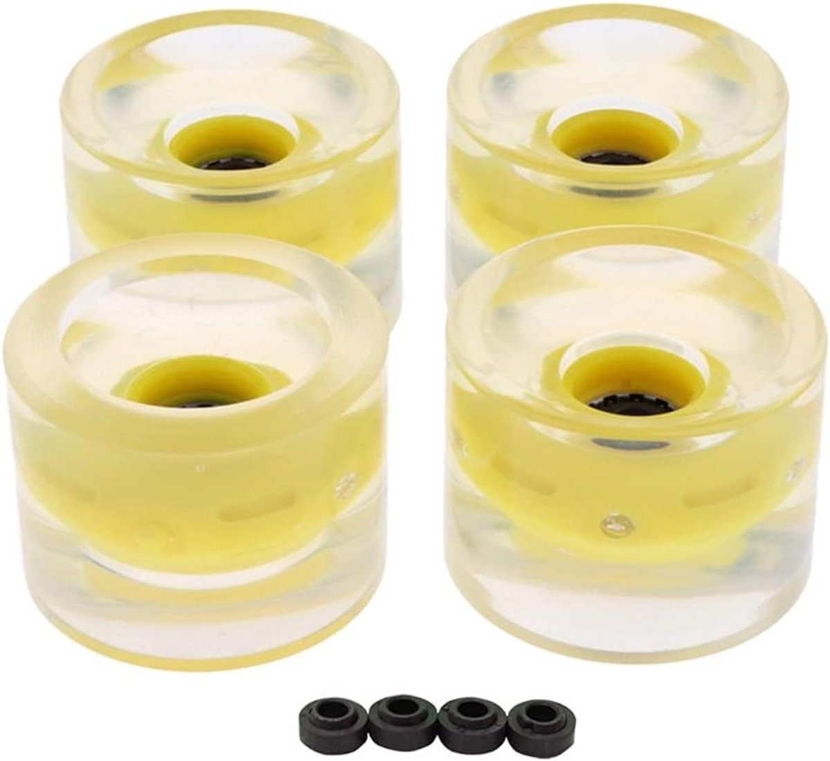 Skateboard Wielen Knipperende Rollen Straat Skaten Lichtgevend Effect 60x45mm Kleurrijk