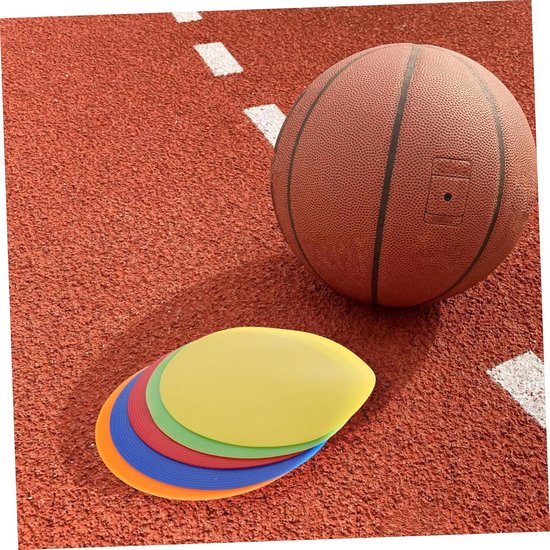 Trainingsmarkeringen Set - Schijven Markeren - Sport Training - Duurzaam PVC Materiaal - 10 Stuks - Veelkleurig — afbeelding 2