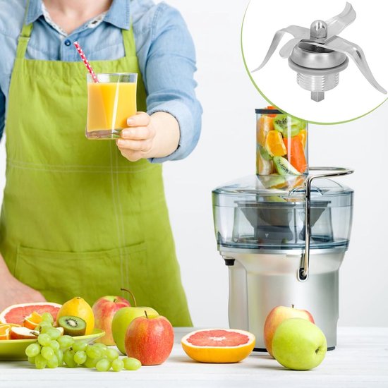 Dailygoods- Mengmes Vervangend Accessoire - Roestvrij Staal - Voor Thermomix TM31 - Eenvoudig te Installeren - Lange Levensduur - Voedselveilig Materiaal - Mixmes van Dailygoods — afbeelding 3