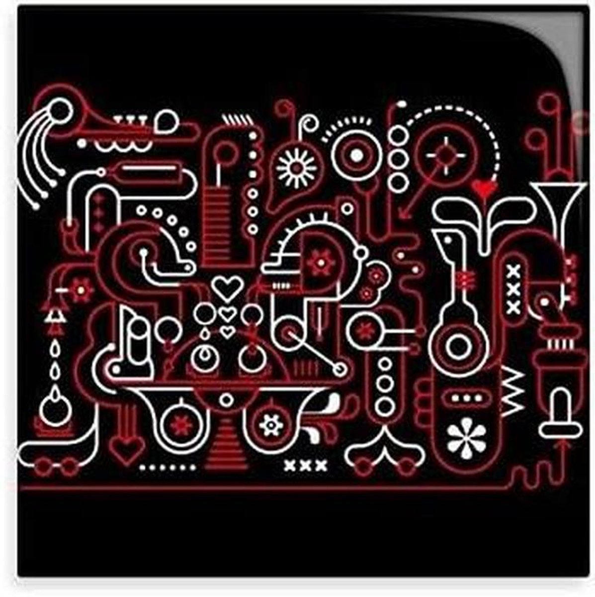 Keramische Tegels - Wandtegels Decoratie - Muren Verfraaien - Abstract Patroon - 152 x 152
