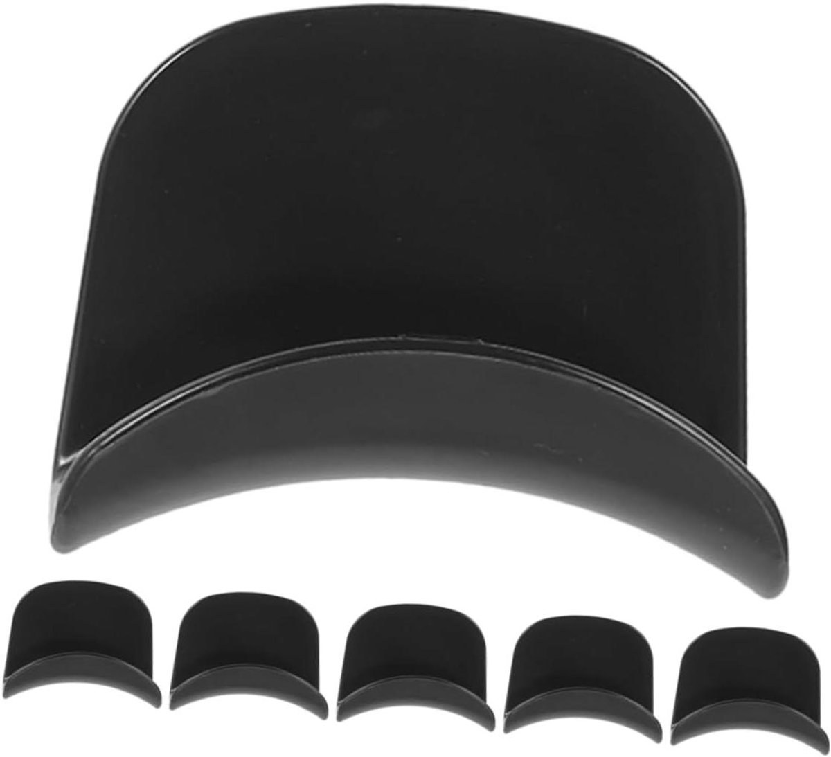 Hoofdtelefoon Houder - Universele Haken - Opgeruimd Bureau - Zonder Boren - 6 Stuks - Zwart