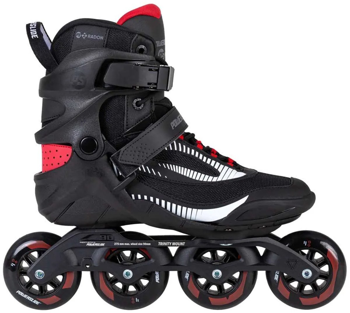Powerslide Phuzion Radon 84 Inline Skates Zwart