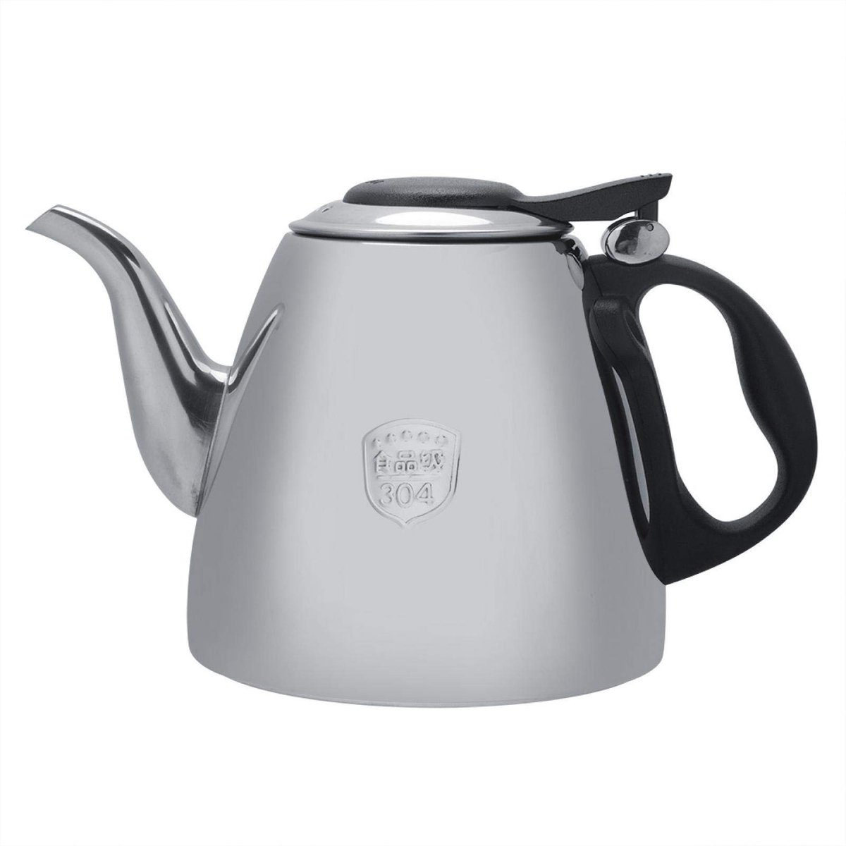 Dailygoods- Theepot met Kookplaat - Roestvrij Stalen Waterkoker - Hittebestendig Handvat - Geschikt voor Inductiekookplaat - 1.2L/1.5L Capaciteit - Duurzaam en Makkelijk Schoon te Maken