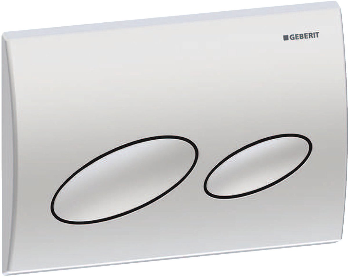Geberit Kappa - Bedieningsknop KAPPA 20, mat chroom 115.228.46.1