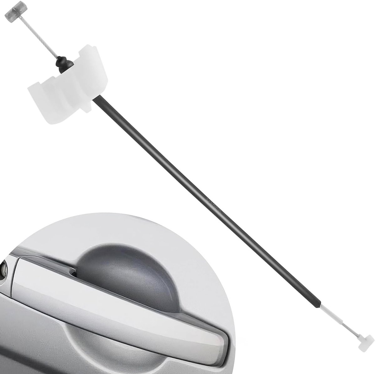 Dailygoods- Deurvergrendelingskabel Universeel - Deurklinkkabel - Buitendeurklink Ontgrendelingskabel - Auto Deurklinkkabel - Hoogwaardige Materialen - Eenvoudige Montage - Deurklink