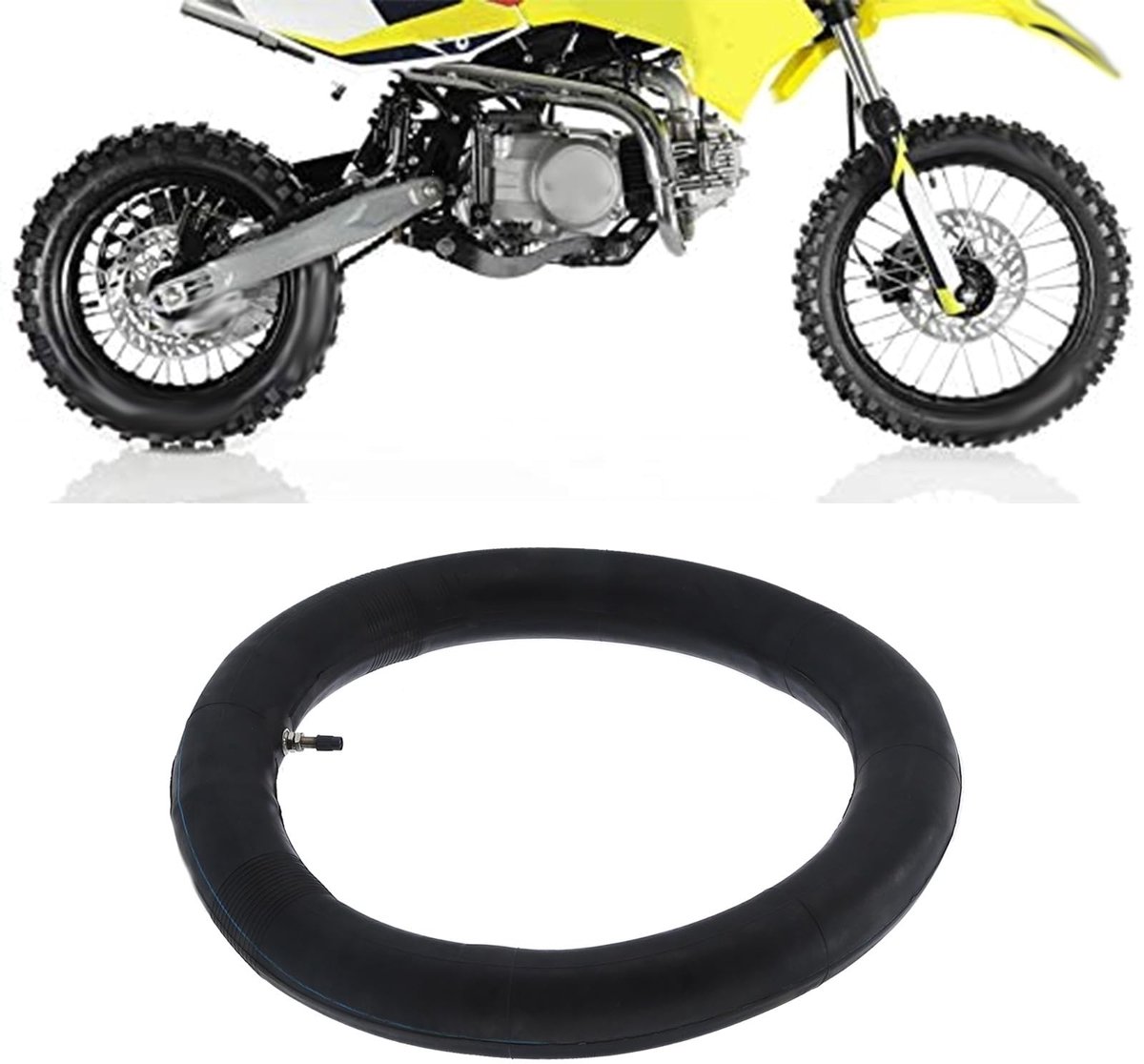 Dailygoods- Binnenband 2.5/2.75-14 - Rubber - Duurzaam - Dirt Pit Bike - Eenvoudige installatie - Hoge kwaliteit - Buitenband