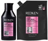 Redken - Redken Acidic Color Gloss shampoo refill set - 300ml + 500ml