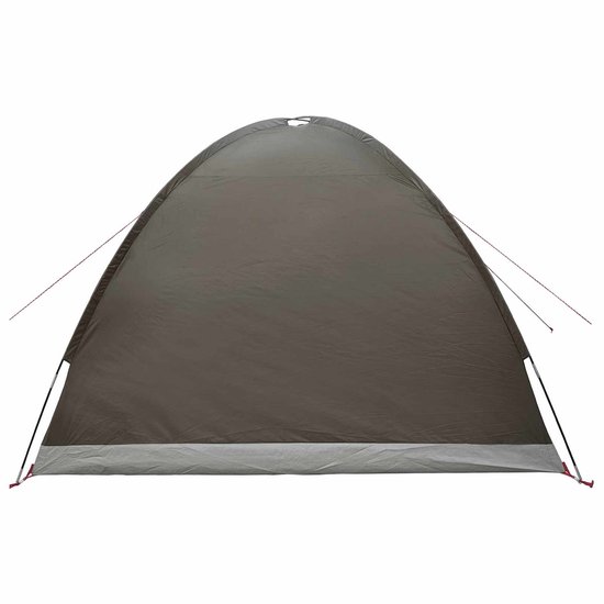 vidaXL - Huisje - Tent - met - dak - Bruin - grijs - 4-persoons - Polyester - en - Staal van Vidaxl — afbeelding 5