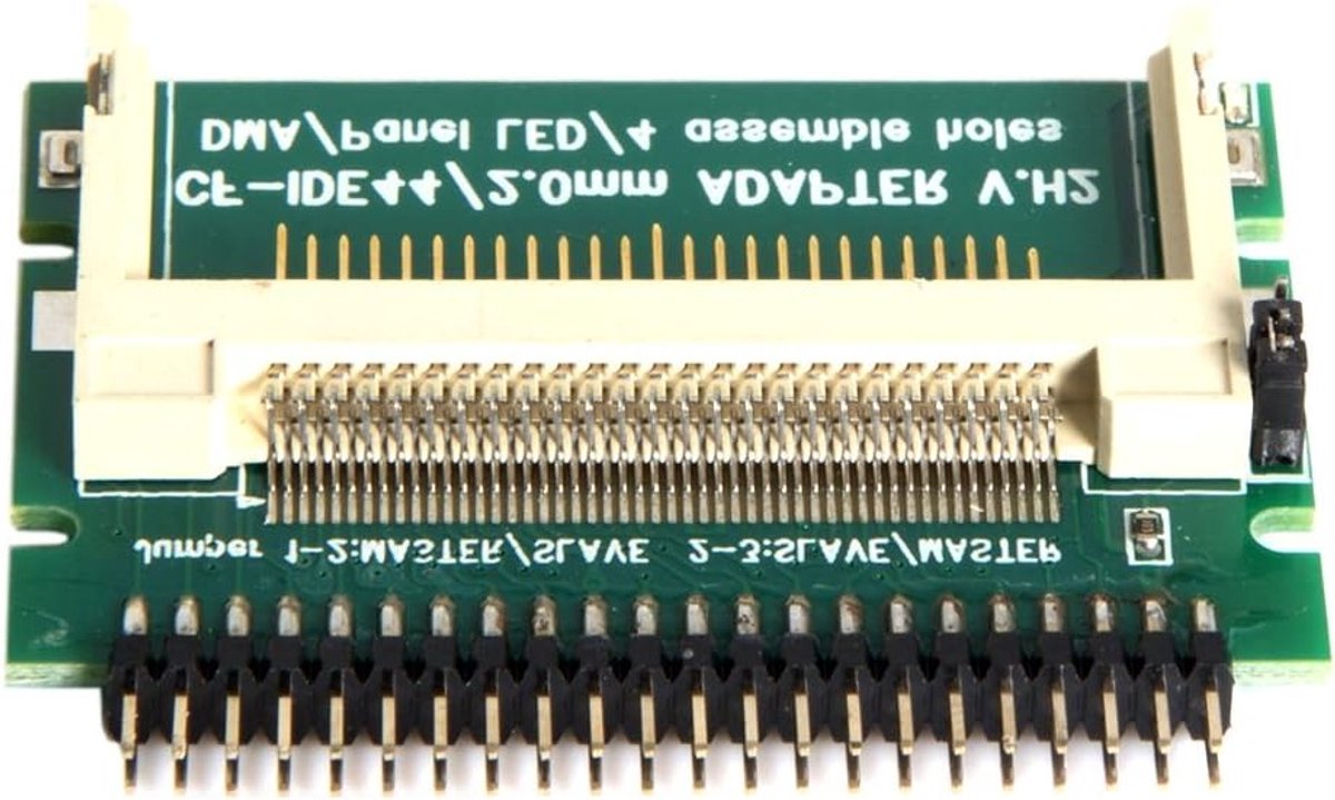 Compact Flash Geheugenkaart naar Laptop Adapter 2.5 44 Pins Male IDE voor HDD en SSD Verbinding