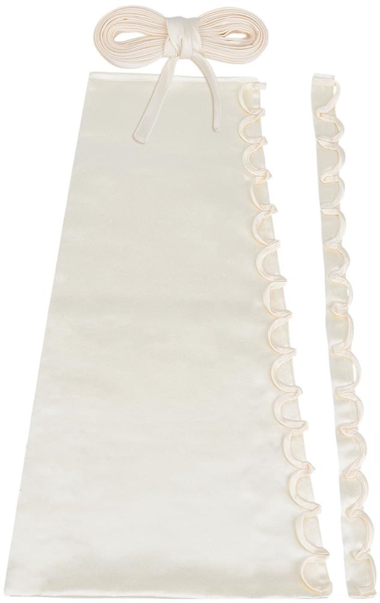 JHUBERS- Trouwjurk Vervangset Verstelbare Satijn Corset - Rits Vervanging - Rugbedekking - 1 Set - Duurzaam Doekmateriaal - Comfortabel Draagcomfort