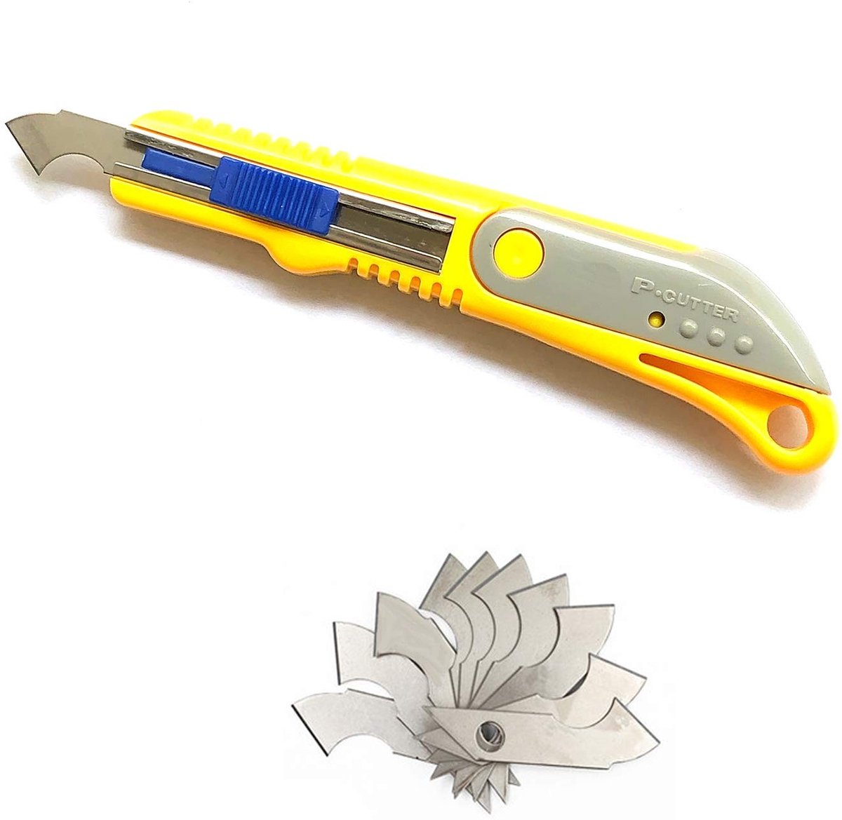 Dailygoods- Acryl Snijder Verbeterde Versie - Multifunctionele Snijder - 10-delige Messenset - Plexiglas Plaatsnijder - Snijmes - Inclusief Klantenservice - Plexiglass Cutter