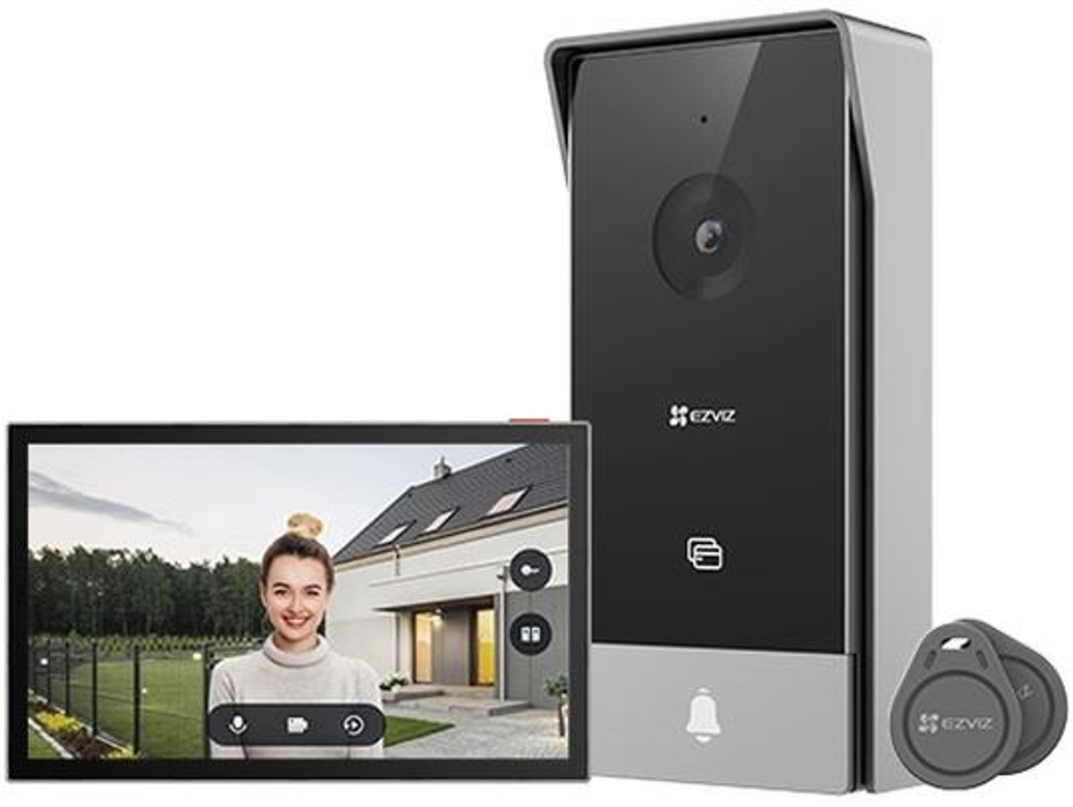 EZVIZ HP5 intercomsysteem - 17,8 cm (7") - Zwart en Zilver - EZVIZ - €156,00