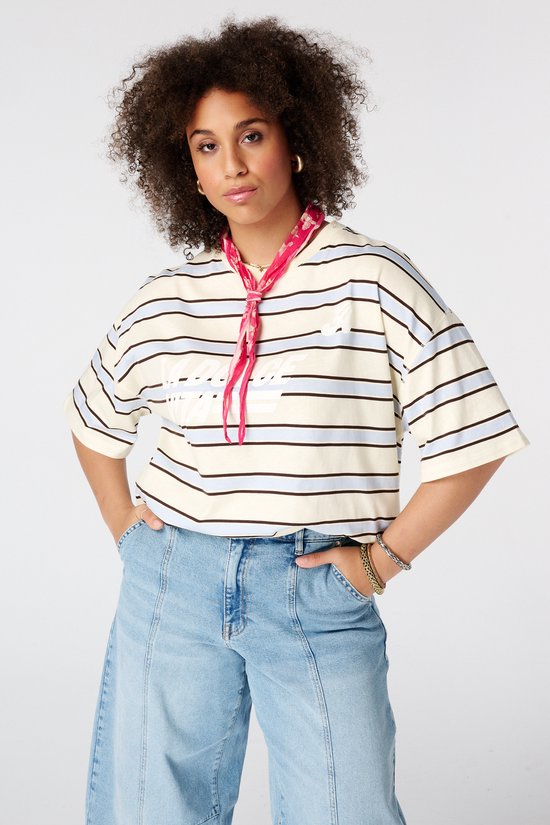 MS Mode T-shirt Oversized t-shirt met artwork