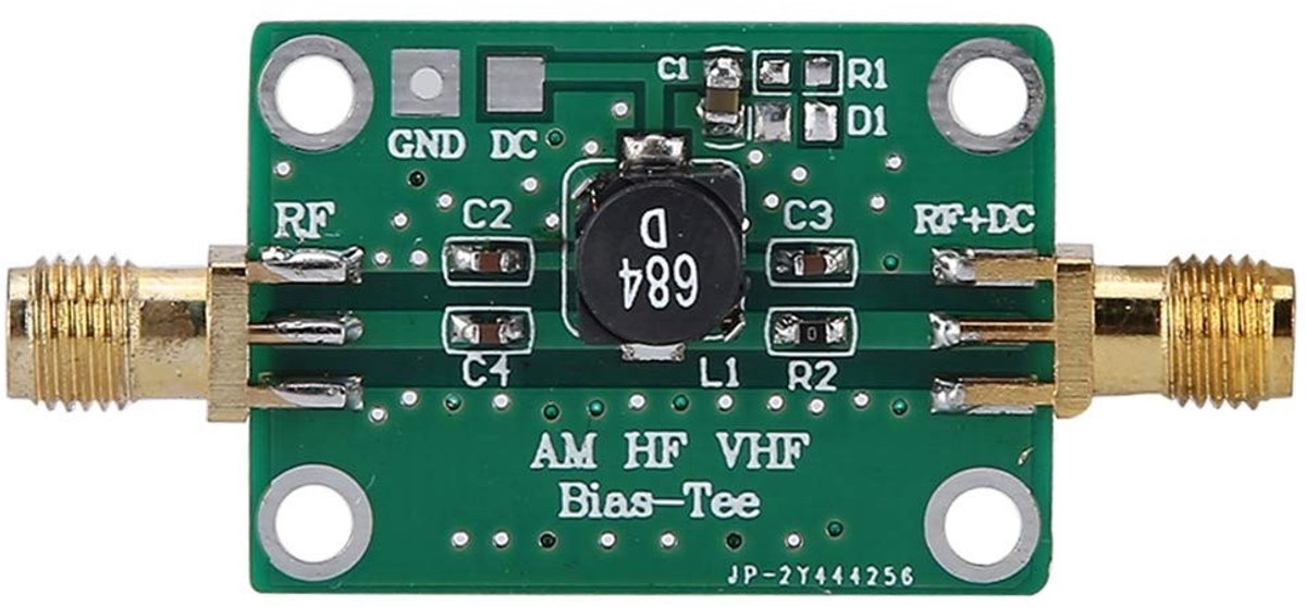 Dailygoods - Amplifier Bias Tee - RF Broadband Amplifier - Compact - Coaxial Feed - 25k-100MHz