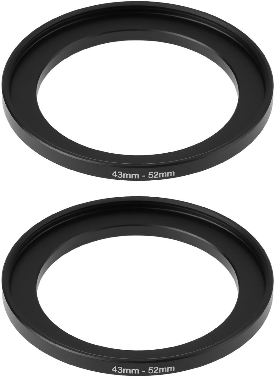Dailygoods - 43mm naar 52mm Lens Filter Draad Adapter Ring voor Camera's