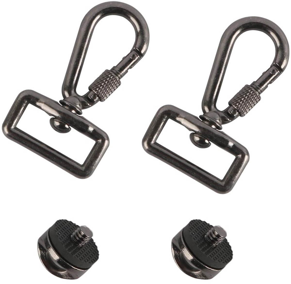 Dailygoods - Camerariem - Draad D-ring - Voorkom krassen - Brons - Cameradraadadapter - Set van 2