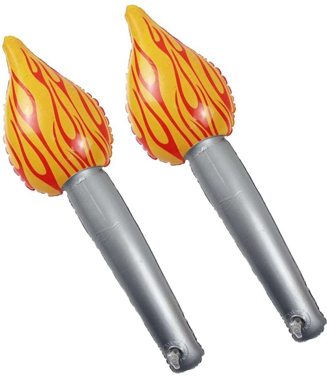Dailygoods - Set van 3 Opblaasbare Fakkels voor Sportevenementen en Feesten