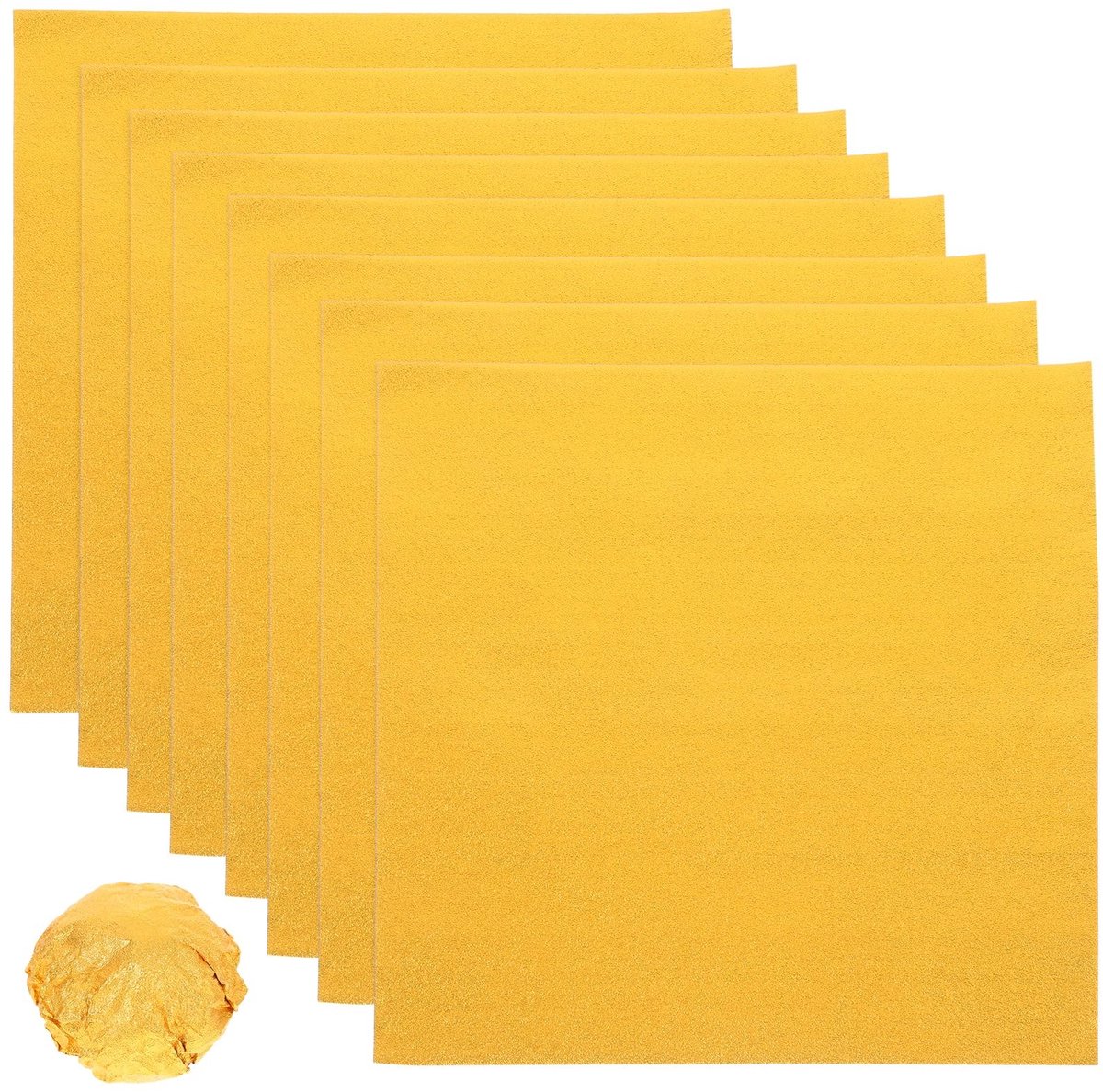 Dailygoods- Snoep Wrappers 200 Stuks - Aluminiumfolie - Verpakking - Voedselpakket - Chocolade - 20x20cm - Veilig en Smaakloos