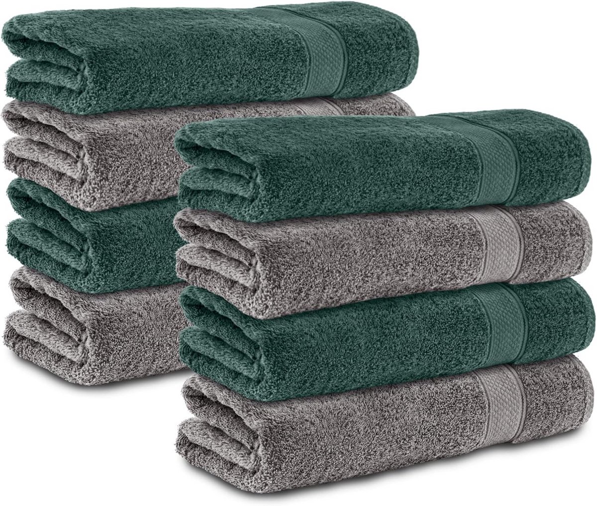 Handdoeken Set - Badstof Doeken - Dagelijks Gebruik - Hoge Katoendichtheid - 50 x 100 cm -