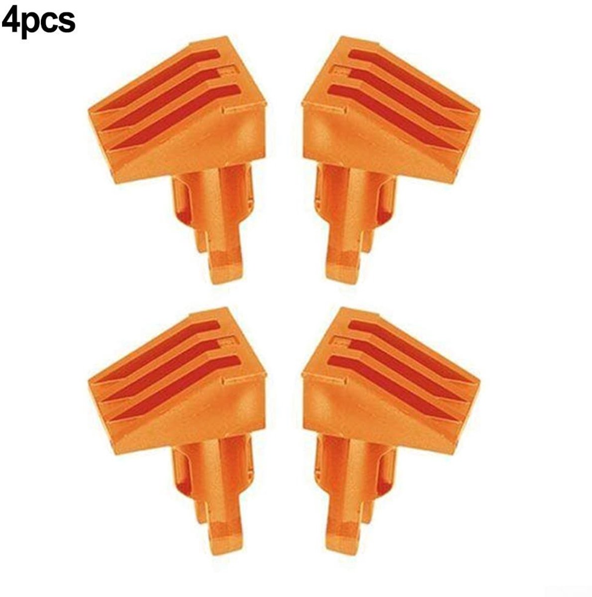 Dailygoods- Werkpaardpen 4-delig - Compatibel met Black & Decker 79-010-4 - Draaibare Pinnen - Flexibel - Geschikt voor Onregelmatige Werkstukken - Verhoogt Veelzijdigheid Handgereedschap - Werkplaatsaccessoire