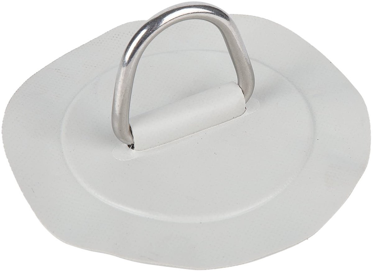 Dailygoods- D Ring Pad 6 inch - PVC + Roestvrij Staal - Geschikt voor Inflatable Boot - Kayak/Canoe/Surfboard - Gemakkelijk te Bevestigen - Duurzaam Materiaal - Bootaccessoire