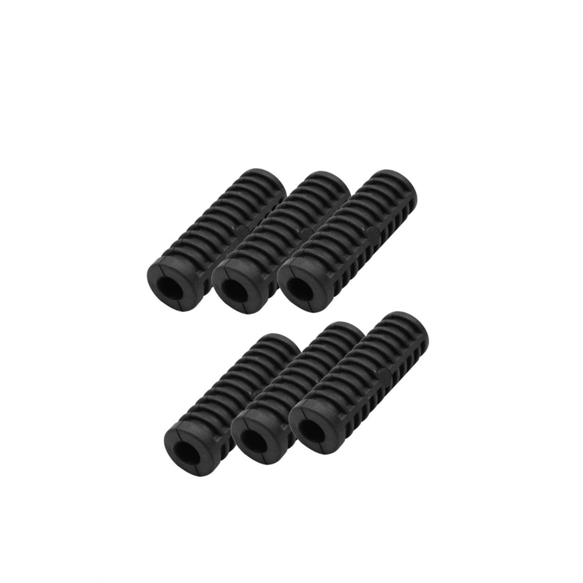 Dailygoods- Versnelling Rubber - 6 Stuks - Antislip Voetbal Startbanden - Universele Maat - Gatdiameter 14/12 mm - 73 mm Lang - Rubberband