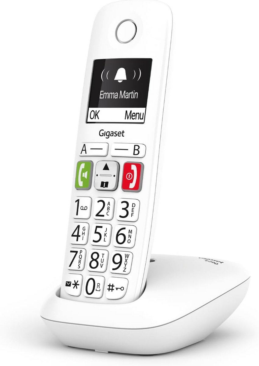 Draadloze Telefoon - DECT Analoog - Thuis Bellen - Groot Display - Niet gespecificeerd - Wit