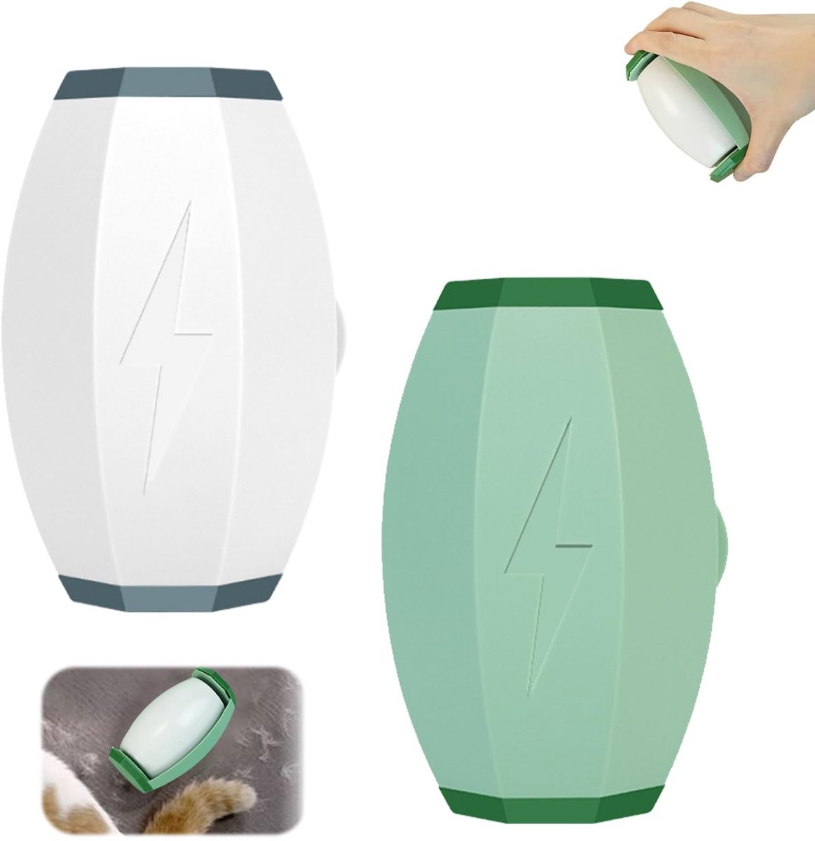 Dailygoods- Pluisroller Herbruikbaar - Dierenhaarverwijderaar - Wasbare Pluisroller - 2 Stuks - Draagbare Stickers - Voor Kleding en Huishouden - Lintroller
