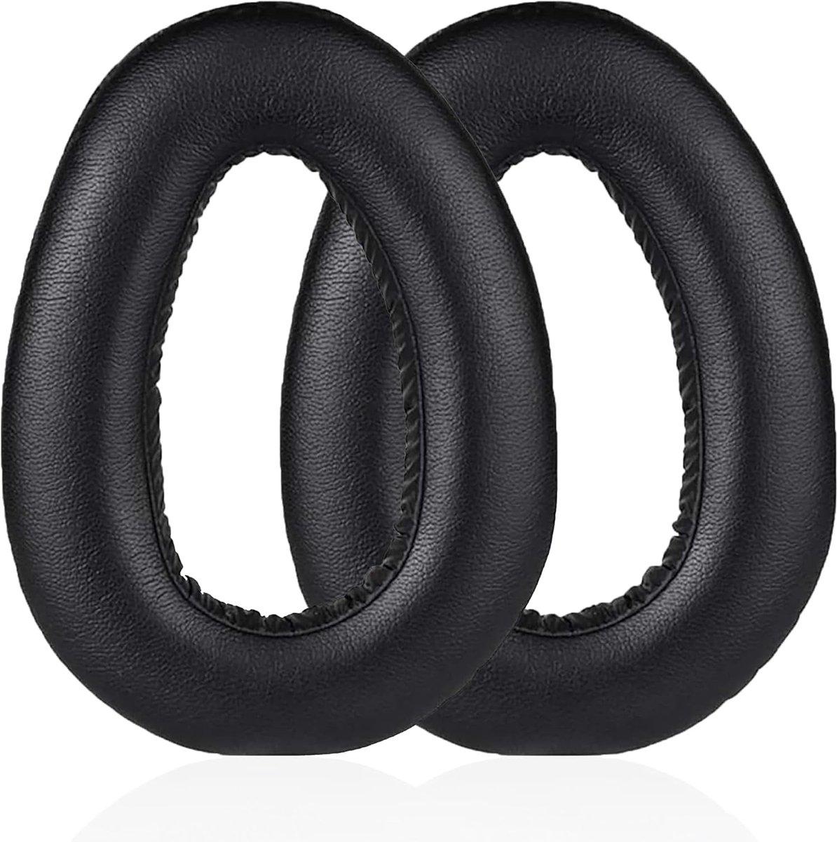 Geschikt voor PXC 550 vervangende oorkussens, geschikt voor Sennheiser PXC 550 PXC 550-II draadloze hoofdtelefoon, oorkussens, gemaakt van PU-leer en geheugenschuim (zwart, set van 1 paar)