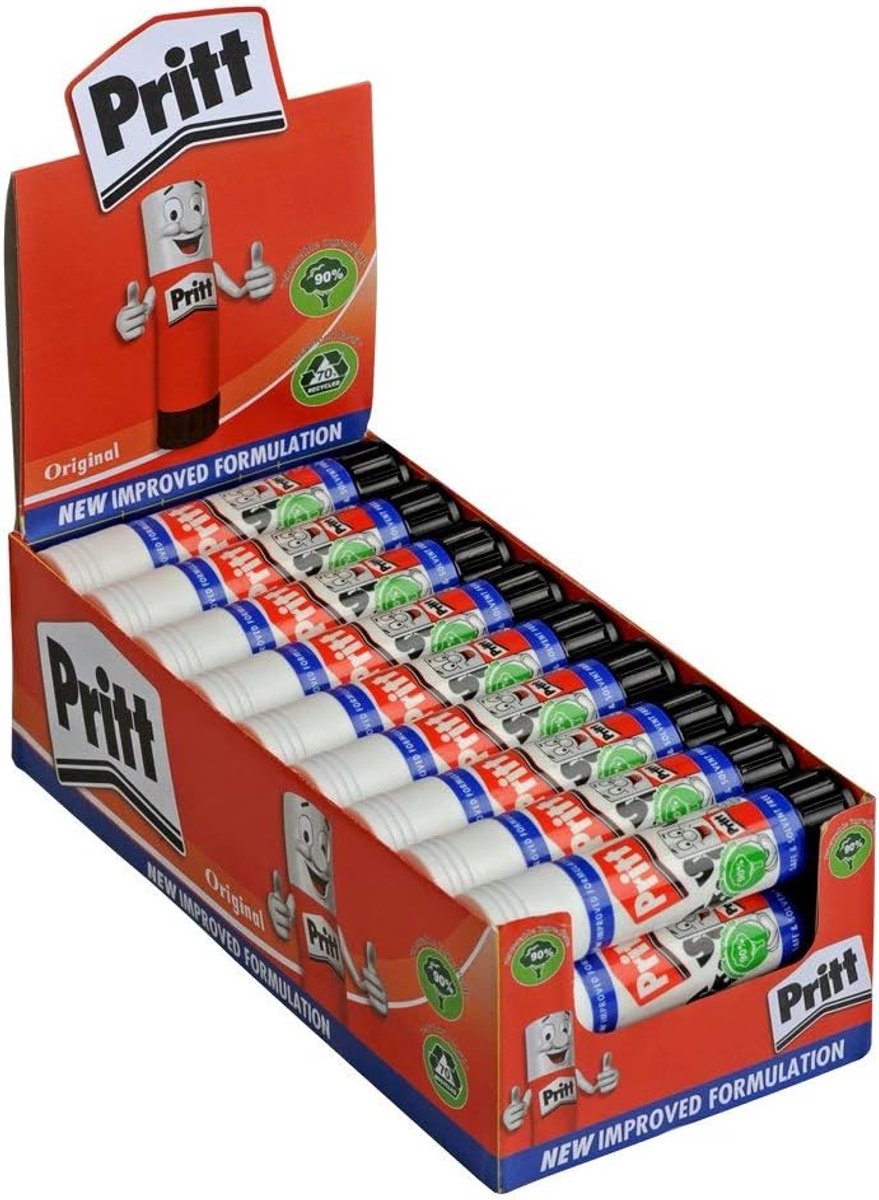 Lijmstick Set - Hobby Lijm - Knutselen en Hobby - Wasbaar - 25 Stuks - Wit
