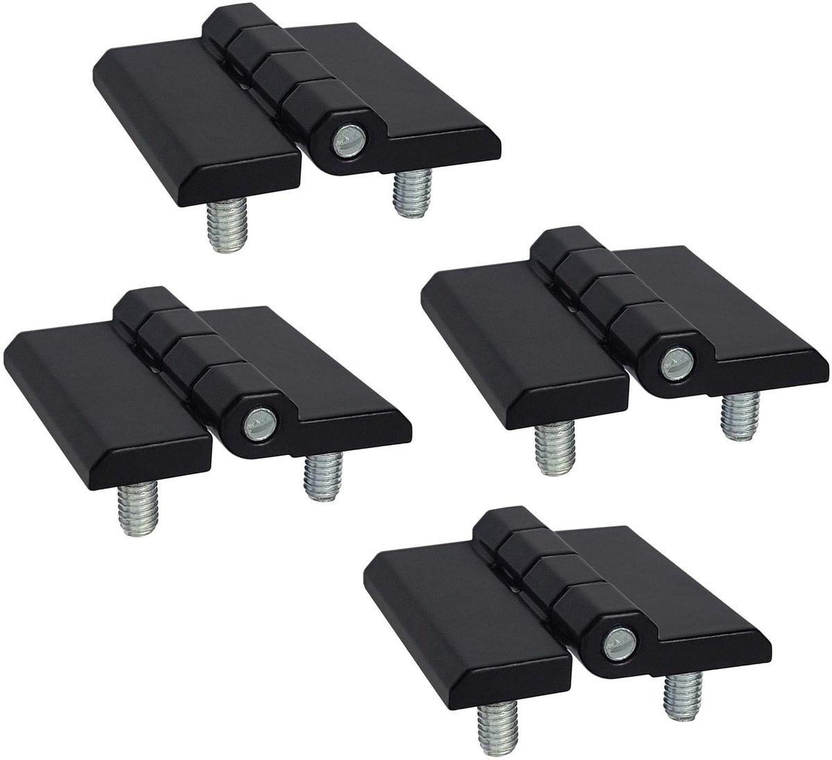 Dailygoods- Deurscharnieren 5 cm - Zinklegering - Waterdicht - Corrosiebestendig - Voor Kasten/Distributiedozen - 4 Stuks - Kastdeurscharnieren