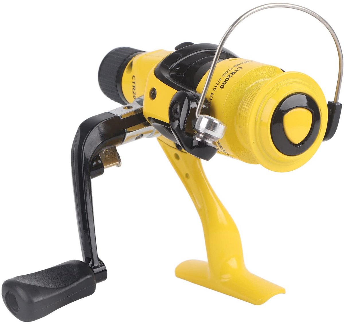 Dailygoods- Visreel Roestvrij - Hengelsport - Casting Hengel - 12 Kogellagers - Duurzaam Kunststof - Comfortabele Handgreep