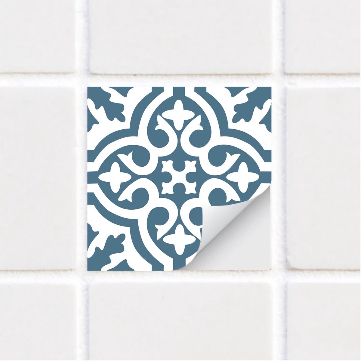 Dailygoods- Wandsticker Boho Stijl - Tegeltjes met Tekst - Tegelstickers Keuken - Tegelhouder - Waterdicht - Set van 10, 15 x 15 cm - Tegels