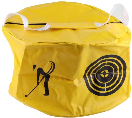 Dailygoods- Impact Bag Duurzaam - Smash Bag - Golf Training - Zachte Golf - Geel - Twee Kleuren van Dailygoods — afbeelding 5