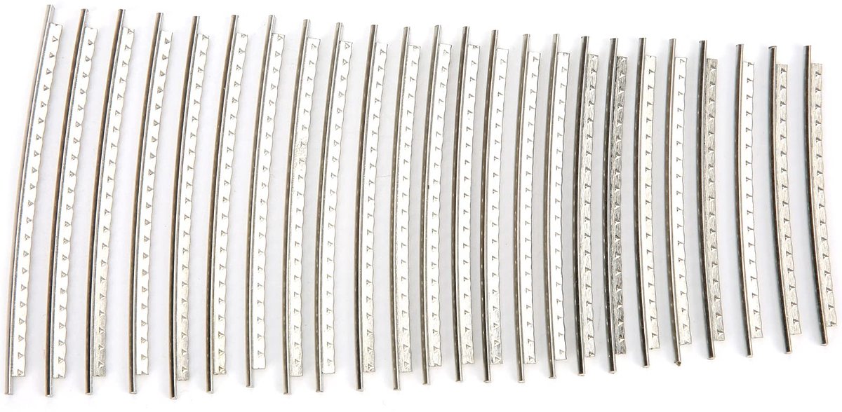 Dailygoods - Gitaar Fret Draad - 24 Stuks - Hoge Sterkte en Duurzaamheid - 2.7mm - Vervangende Onderdelen voor Gitaar - Geschikt voor Fender en Gi...
